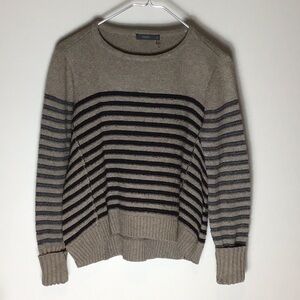 THML > Brown Striped Sweater Small